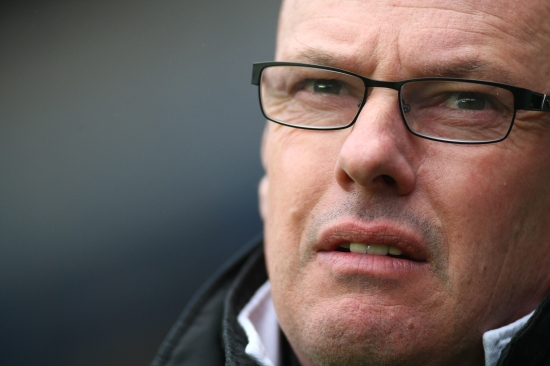 Reading's Manager Brian McDermott looks dejected